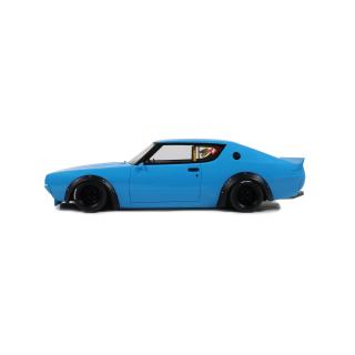 NISSAN SKYLINE 2000 GT-R (KPGC110) BY LB-WORKS BLUE 2024 OttO mobile 1:18 Resinemodell (Türen, Motorhaube... nicht zu öffnen!)